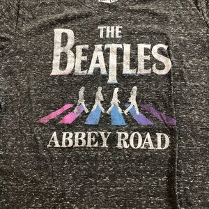 The Beatles Abbey Road Band Tee Shirt - Gray